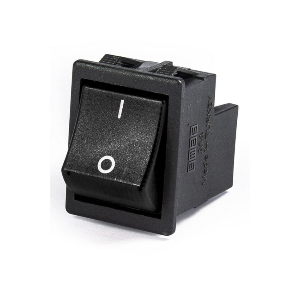 EMAS A14B1H10 30X22MM SİYAH IŞIKSIZ 2NA TERMİNALLİ ASAL SWİTCH