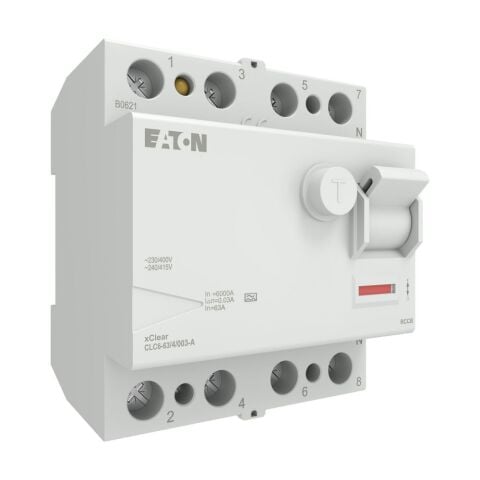 EATON CLC6-63/4/003-A Artık Akım Devre Kesiciler (A tipi) 4x63A, 6kA, 30mA