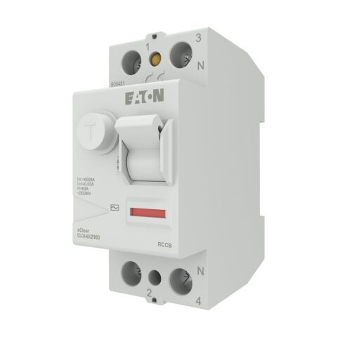 EATON CLC6-63/2/003 Artık Akım Devre Kesiciler (AC tipi) 2x63A, 6kA, 30mA-EATON