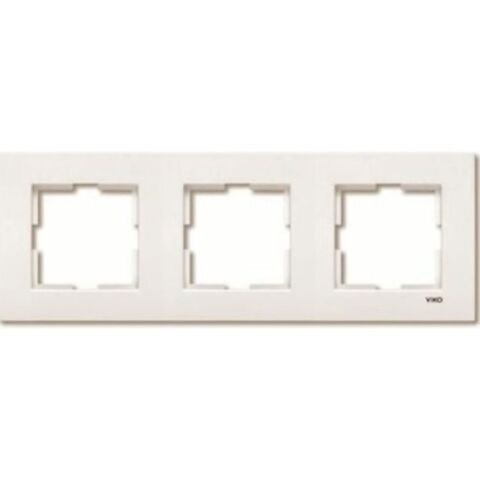 VİKO -KARRE KREM 3-LÜ YATAY ÇERÇEVE-90960212