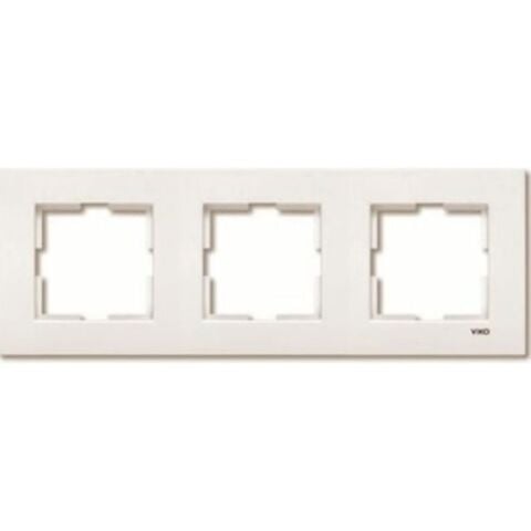 VİKO -KARRE KREM 3-LÜ YATAY ÇERÇEVE-90960212