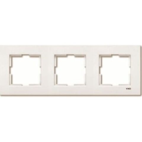 VİKO -KARRE KREM 3-LÜ YATAY ÇERÇEVE-90960212