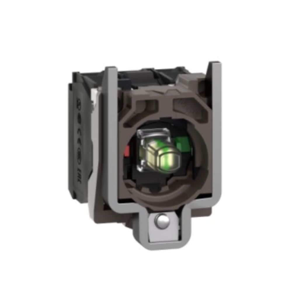 SCHNEIDER ENTEGRE LED'Lİ 24V GÖVDE/SABİTLEME BİLEZİKLİ BEYAZ IŞIK BLOĞU 1NA+1NK ZB4BW0B15