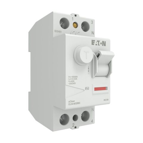 EATON CLC6-25/2/003 Artık Akım Devre Kesiciler (AC tipi) 2x25A, 6kA, 30mA-EATON