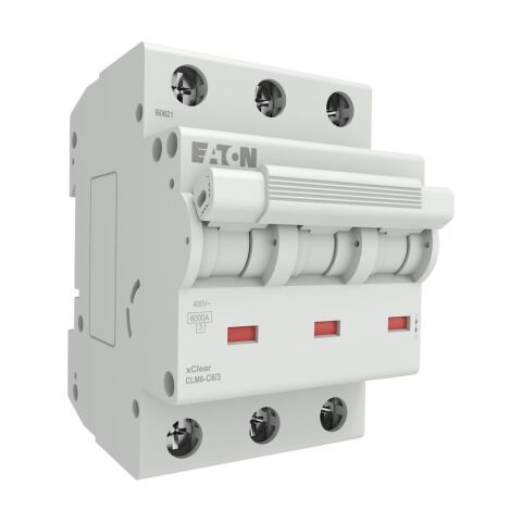 EATON CLM6-C6/3 Minyatür Devre Kesici - 6kA - C eğrisi - 3x6A-EATON