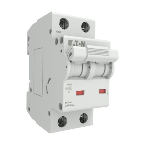 EATON CLM6-C6/2 Minyatür Devre Kesici - 6kA - C eğrisi - 2x6A-EATON