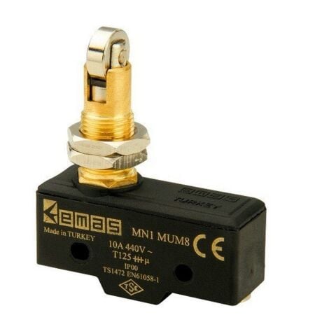 EMAS MN1MUM8 MİNİ SİVİÇ EKSENE DİK PİMLİ METAL MAKARALI