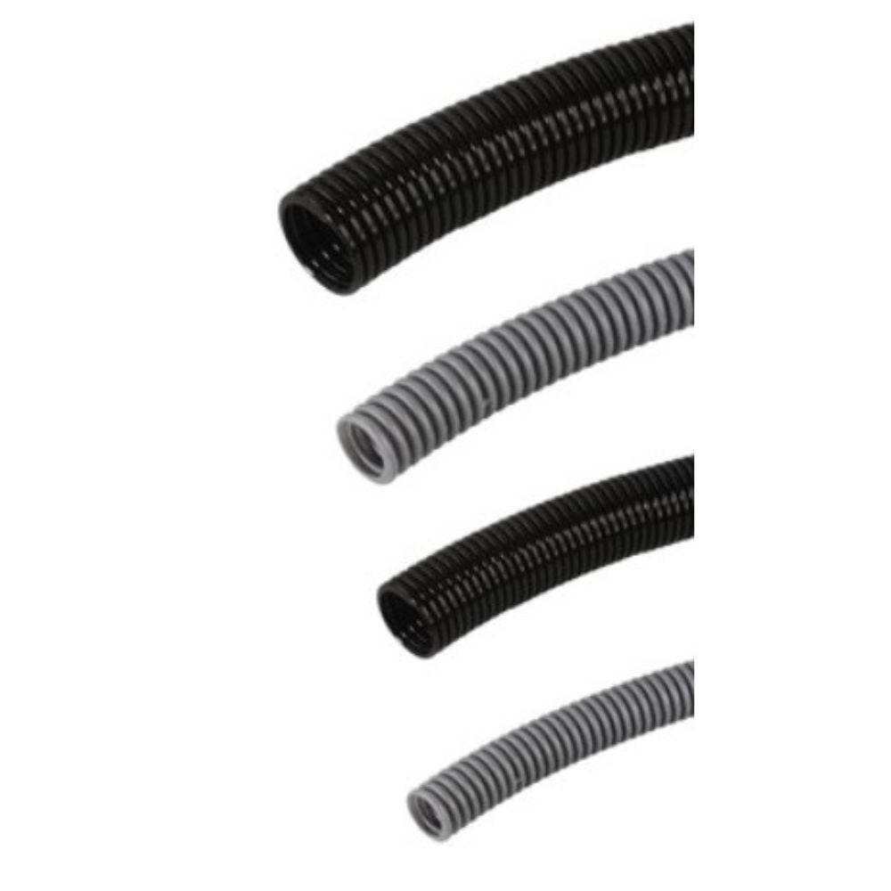 MUTLUSAN Ø18 İZOLELİ ÇELİK SPİRAL BORU (SİYAH) (50 METRE)