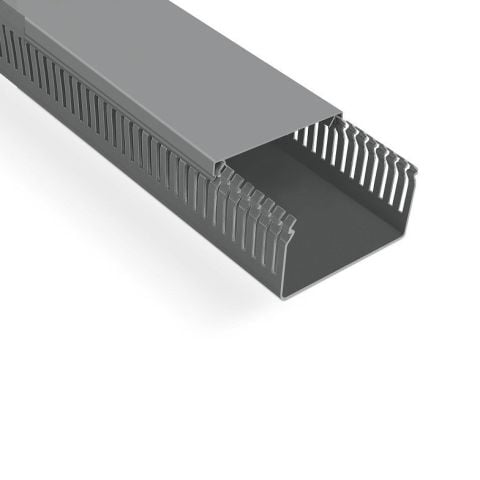 MUTLUSAN 60X100 KABLO KAN.(DELİKLİ)(GRİ)(16 METRE)