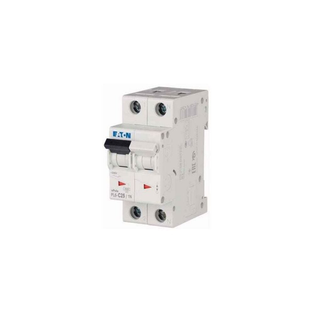 EATON PL6-C25/1N MİNYATÜR DEVRE KESİCİ - 6KA - C EĞRİSİ - 1X25A+N