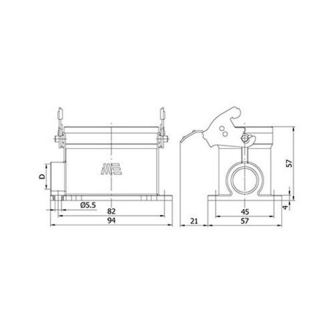 METE ENERJİ 10X16A. ÇOKLU DUVAR FİŞİ (TEK METAL MANDALLI) 403509S