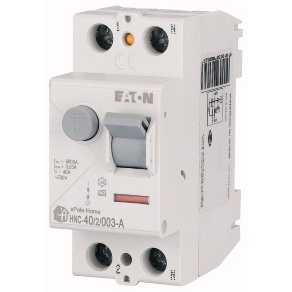 EATON HNC-40/2/003-A ARTIK AKIM DEVRE KESİCİLER (A TİPİ) 2X40A, 6KA, 30MA