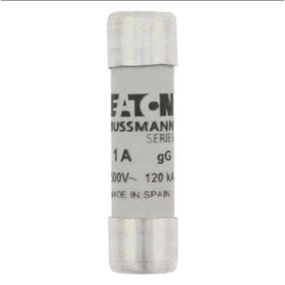 EATON C10G1 SİLİNDİRİK SİGORTA 10X38, GG/GL, 500V, 120KA - 1A