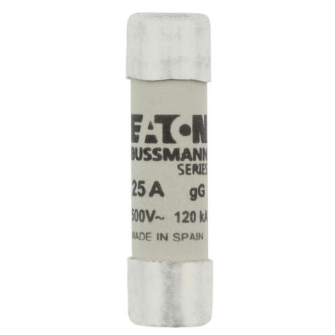 EATON C10G25 SİLİNDİRİK SİGORTA 10X38, GG/GL, 500V, 120KA - 25A