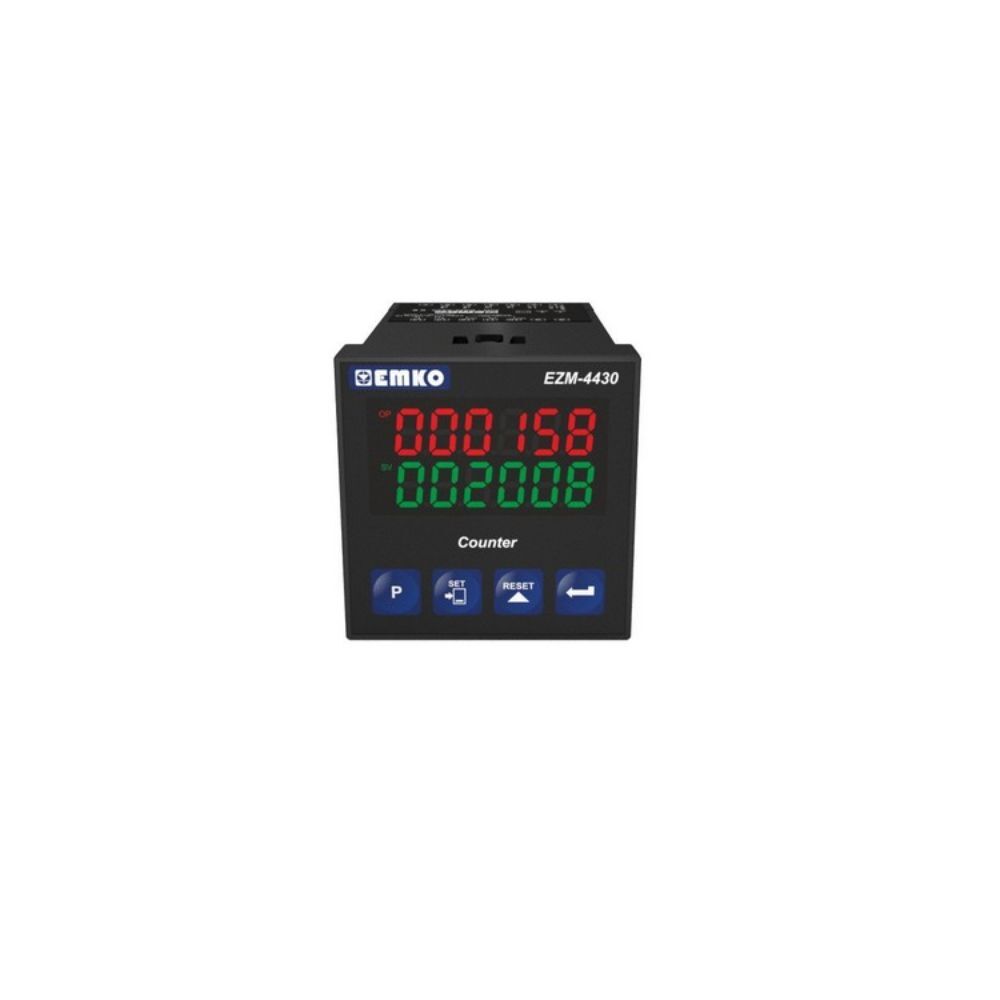 EMKO EZM-4430TEK SETLİ PROGRAMLANABİLİR SAYICI