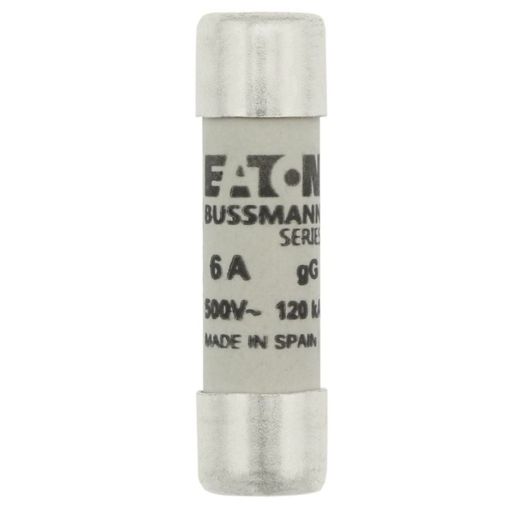 EATON C10G6 SİLİNDİRİK SİGORTA 10X38, GG/GL, 500V, 120KA - 6A
