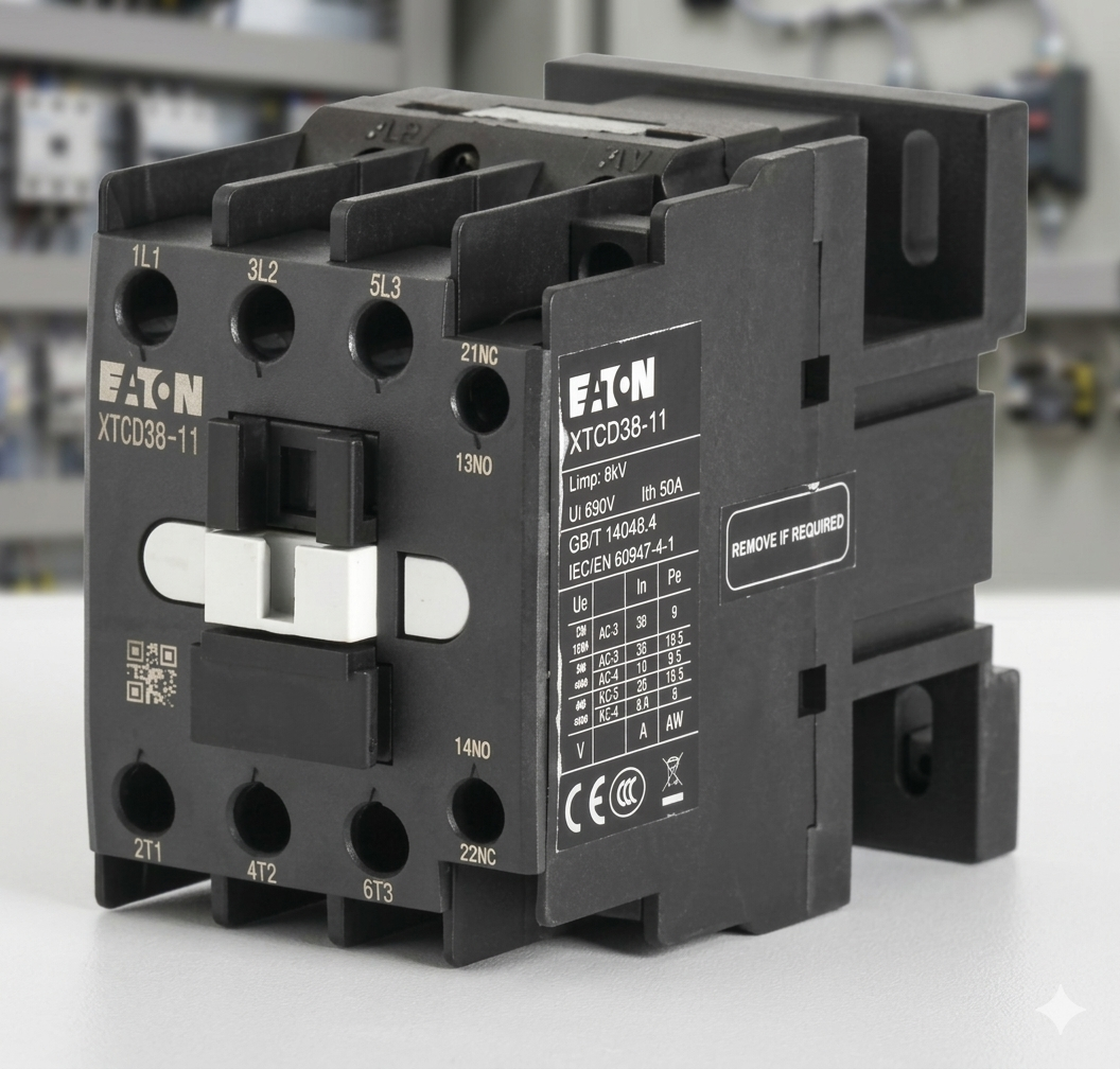 EATON XTCD95-XHI11-S Kontaktör Aksesuarı: Yardımcı Kontak, 1NA+1NK, Yana Montaj (XTCD6-95 için)