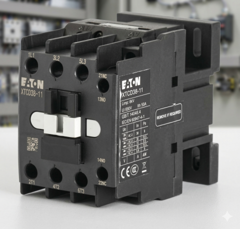 EATON XTCD95-XHI11-S Kontaktör Aksesuarı: Yardımcı Kontak, 1NA+1NK, Yana Montaj (XTCD6-95 için)