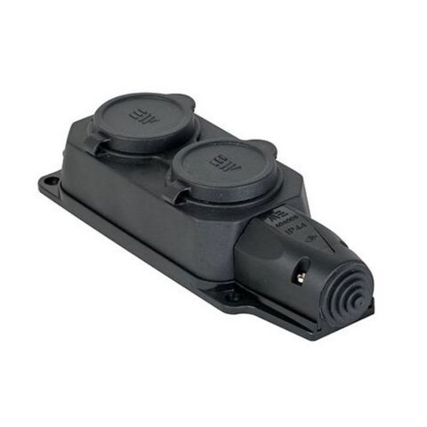 METE ENERJİ 1X16A. 2'Lİ GRUP PRİZ  404005