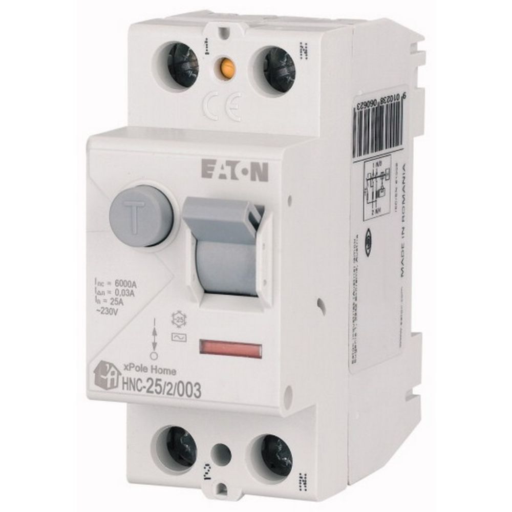 EATON 194690 ARTIK AKIM DEVRE KESİCİLER (AC TİPİ) 2X25A, 6KA, 30MA
