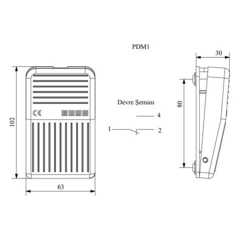 EMAS PDM1 MİNİ PEDAL