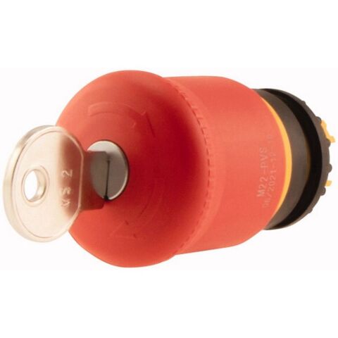 EATON 216879 BUTON AKSESUARI: ACİL DURDURMA BUTONU KAFASI (ÇEKMELİ, KİLİTLİ)
