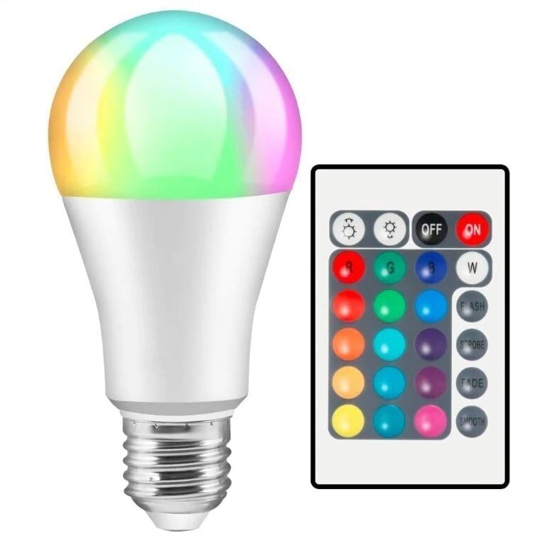 CATA 9 RGB LED AMPUL KUMANDALI KIRMIZI MAVİ YEŞİL