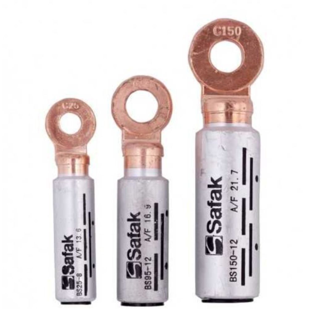 ŞAFAK 35MM M8 DIN NORMU BİMETAL BAKIR-ALM KABLO PABUCU (70 ADET) 8680734736035