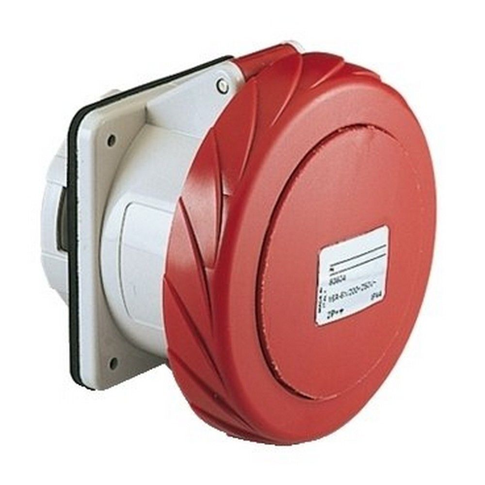 SCHNEIDER PKF32G734 PRATİKA 380-415V AC 4X32A 3P+E TRİFAZE IP67 VİDA BAĞLANTILI DÜZ MAKİNE PRİZİ