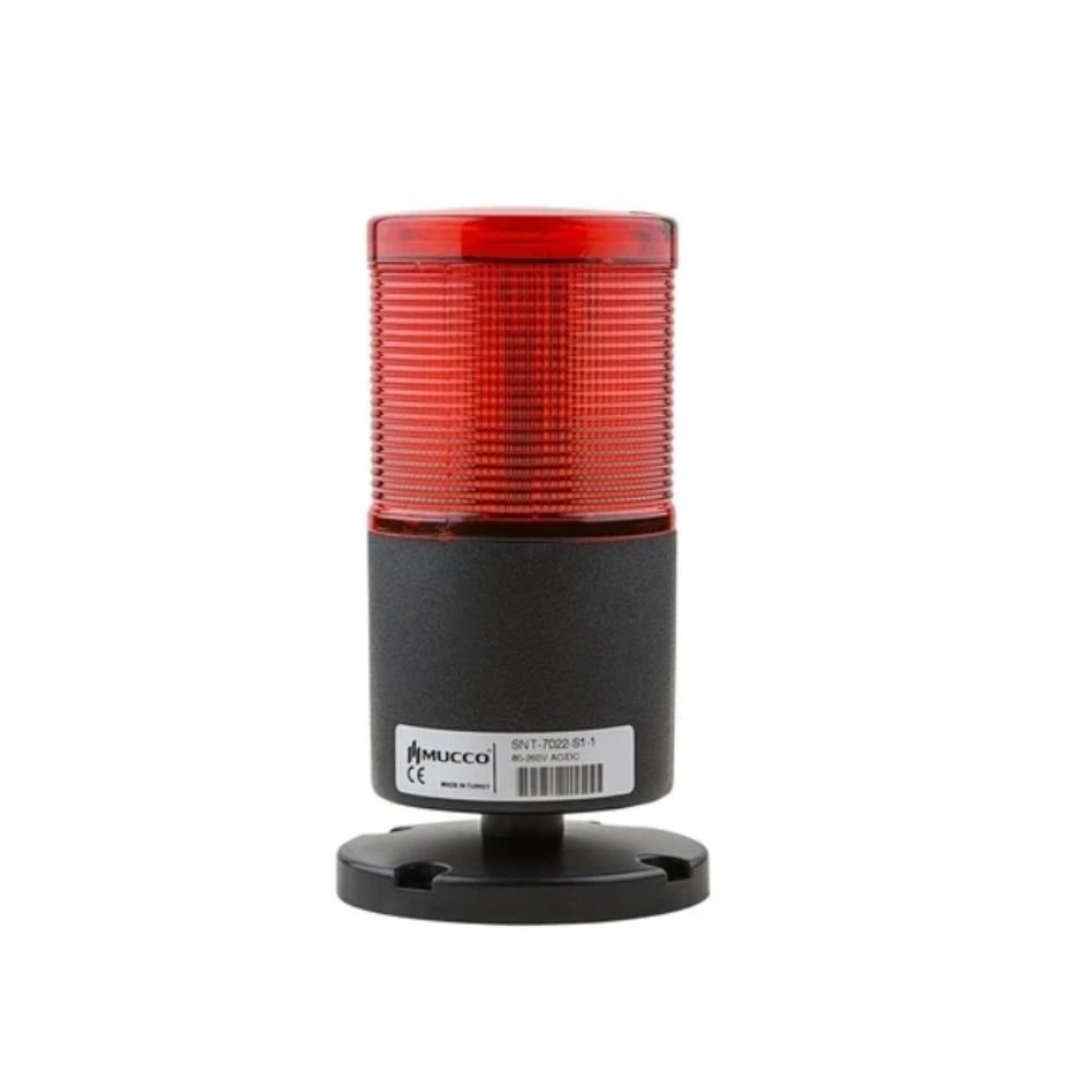 MUCCO 85-260V AC-DC ÇAKAR 1 KATLI IŞIKLI KOLON