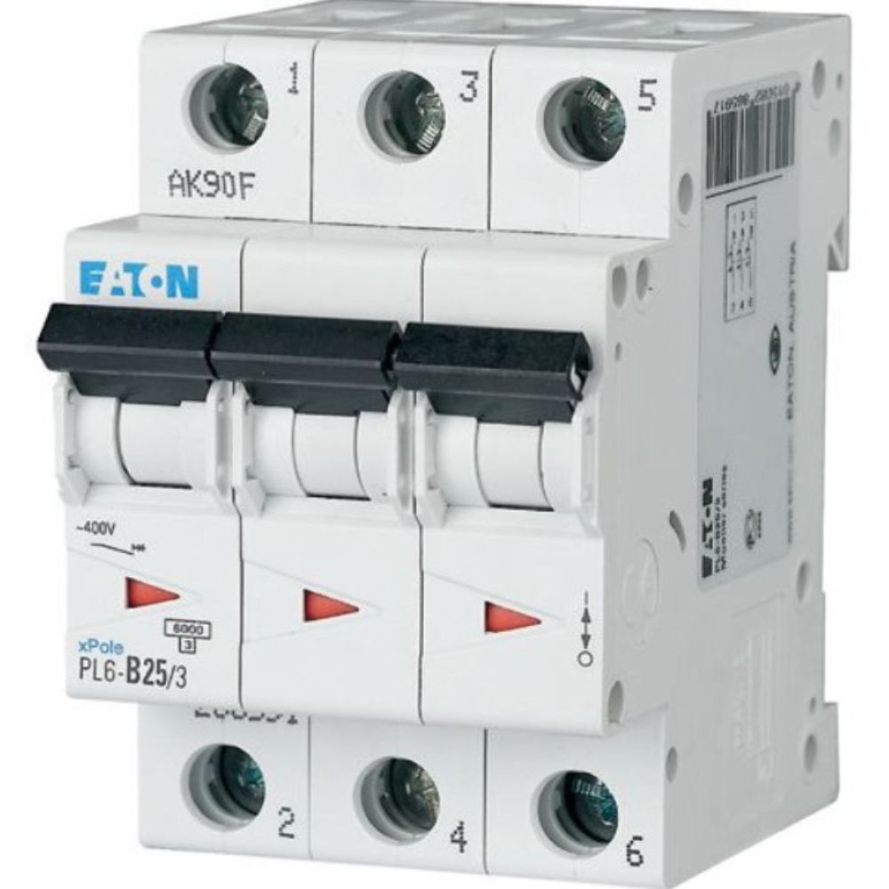 EATON PL6-B25/3 OTOMATİK SİGORTA - 6KA - B EĞRİSİ - Y7-286591