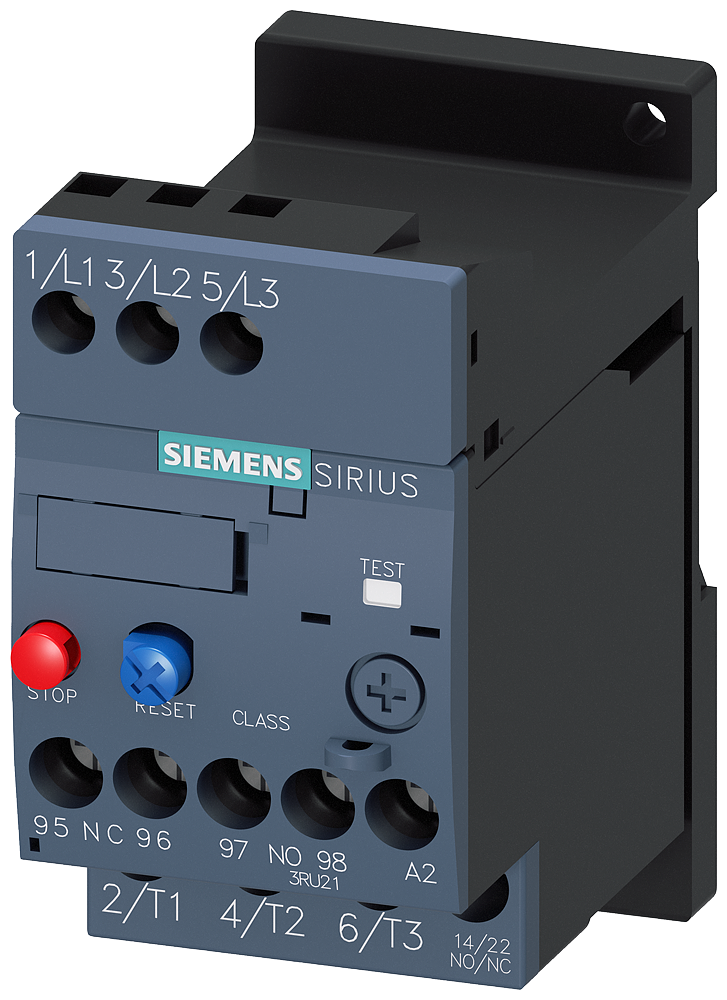 SIEMENS 3RU2 SIRIUS TERMİK RÖLE, FAZ KORUMALI, 1NO+1-SIEME