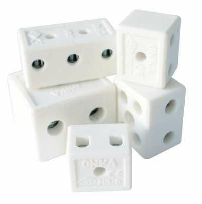 ONKA NO:1 2Lİ STEATİT KLEMENS(2.5-4 MM2) ONKA-5082