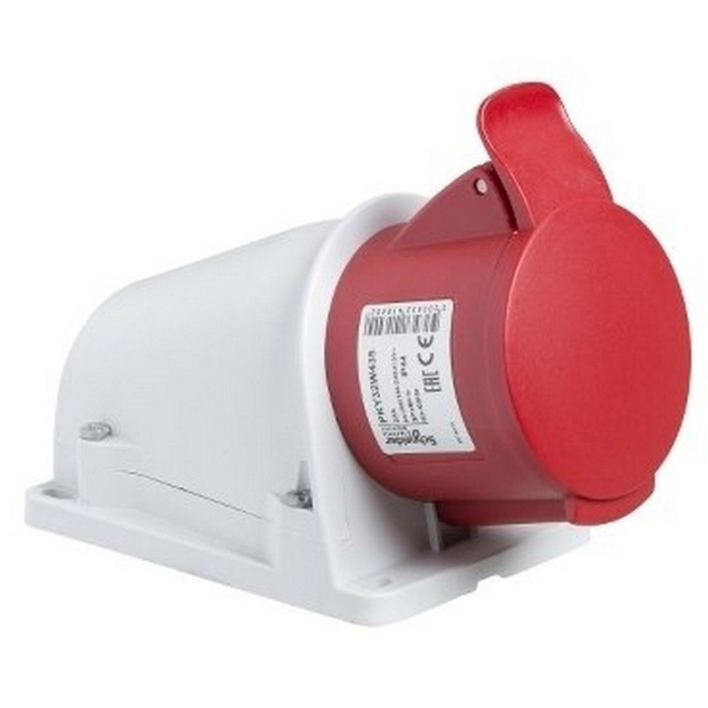 SCHNEIDER PKY16W435 5X16A TRİFAZE 3P+N+T IP44 HIZLI DUVAR PRİZİ 3303432416430