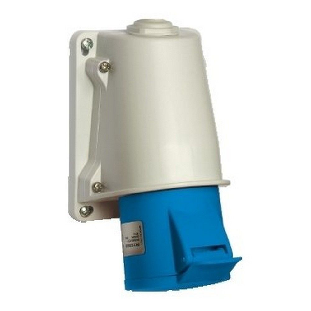 SCHNEIDER PKY32W423 PRATİKA 200-250V AC 3X32A 2P+E MONOFAZE IP44 HIZLI BAĞLANTILI EĞİK DUVAR PRİZİ
