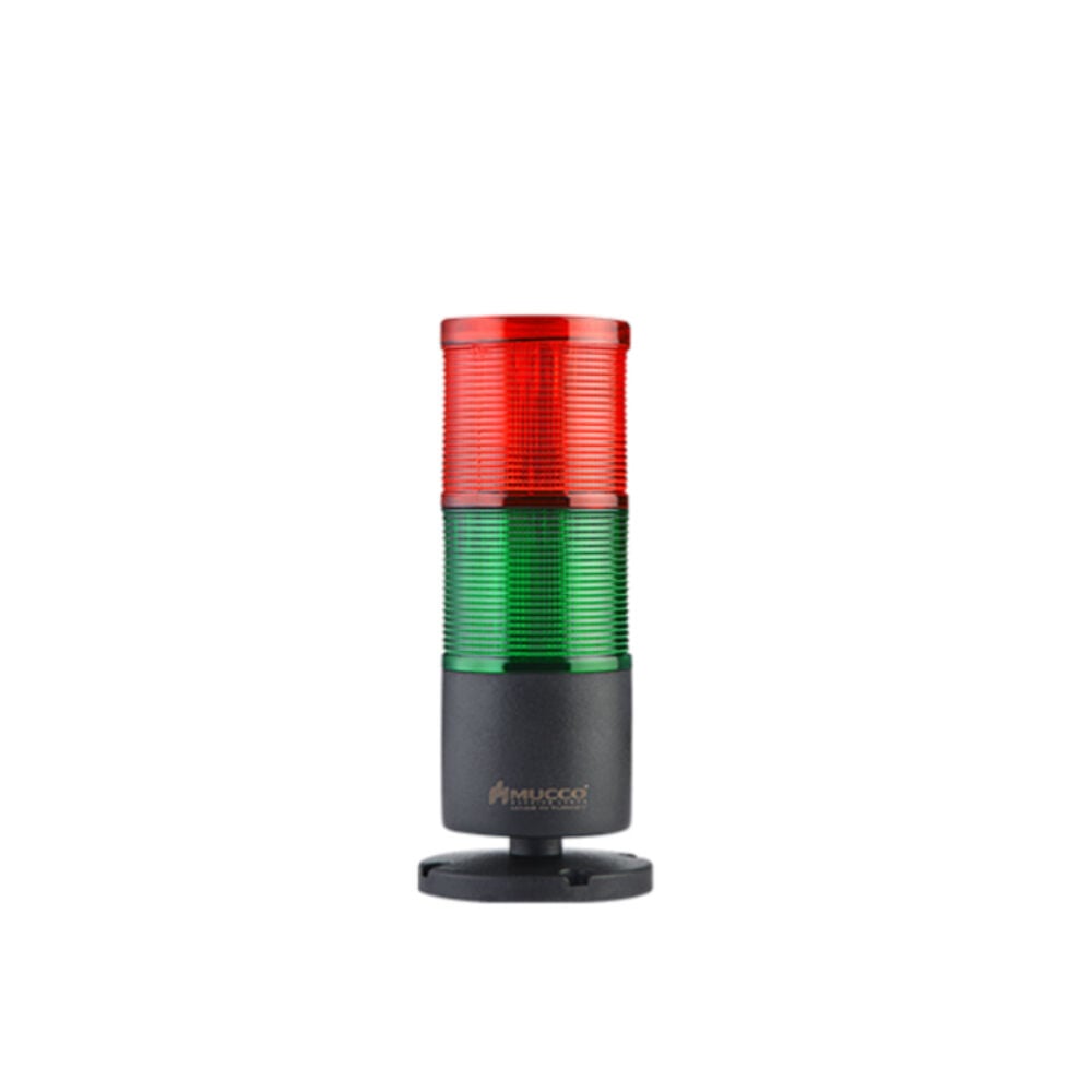 MUCCO 24V-DC FLAŞÖR-SABİT-BUZZER2 KATLI IŞIKLI KOL