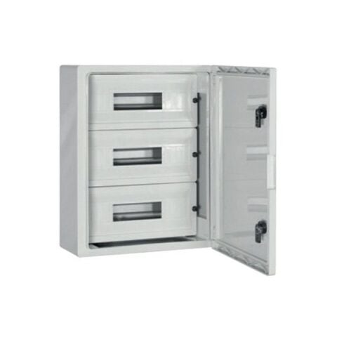 ÇETİNKAYA 40X60X20 ABS PANO 4×17 OPAK KAPAKLI