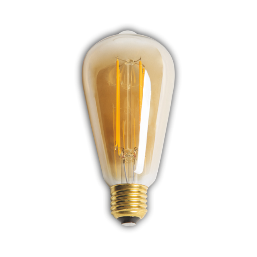 CATA 8W RUSTİK LED AMPUL (ST-64) (AMBER )