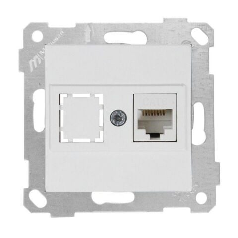 MUTLUSAN RİTA MEK TUŞ DATA PRİZİ 1*RJ45 (CAT6) BEYAZ