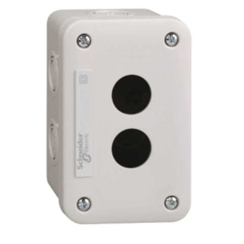 SCHNEIDER BOŞ KONTROL İSTASYONU XAL-E - AÇIK GRİ - 2 KESİM - IP54 - XB7 Ø 22 MM İÇİN XALE2