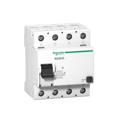SCHNEIDER REZİDÜEL AKIM DEVRE KESİCİ ID Fİ 4 KUTUP 125 A SINIF AC 300MA 3303430169079