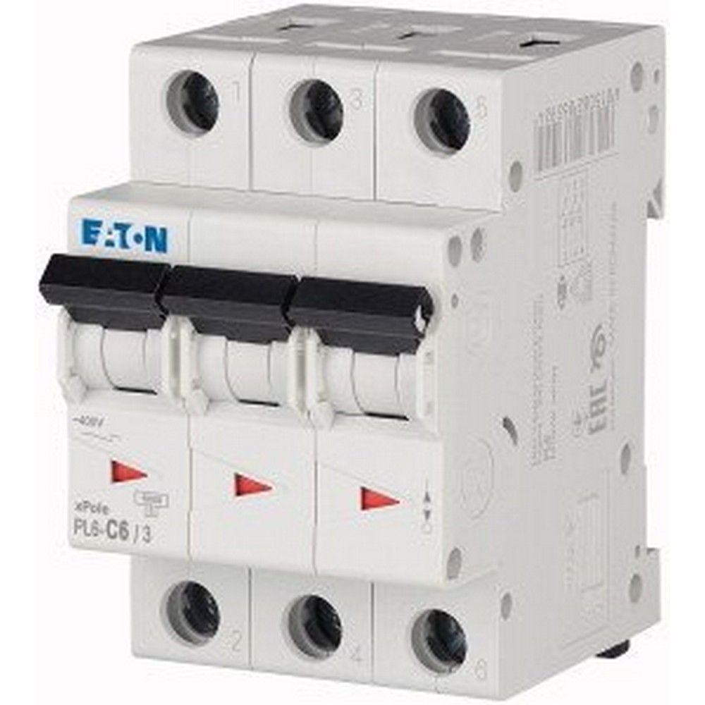 EATON 286598 MİNYATÜR DEVRE KESİCİ - 6KA - C EĞRİSİ - 3X6A