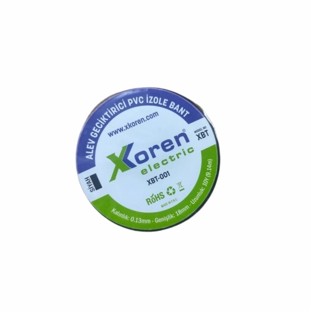 XKOREN İZOLE BANT 0.13MM X 18MM X 10Y(9.14MM)