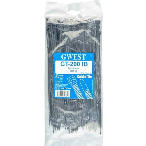 GWEST GT 200 IB (100 ADET) 200X3.6MM SİYAH KABLO BAĞI