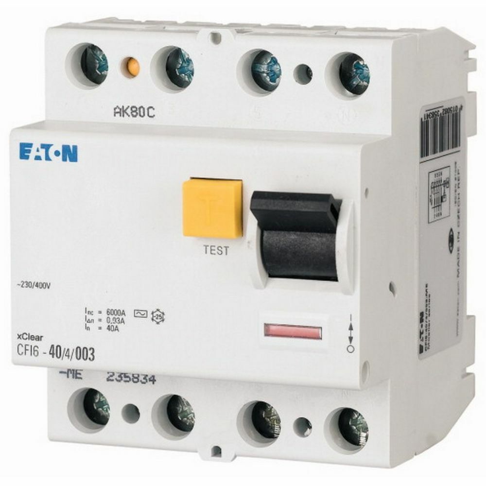 EATON 235776 CFI6-25-4-003-DE KAÇAK AKIM KORUMA ŞALTERİ KAÇAK AKIM RÖLESİ