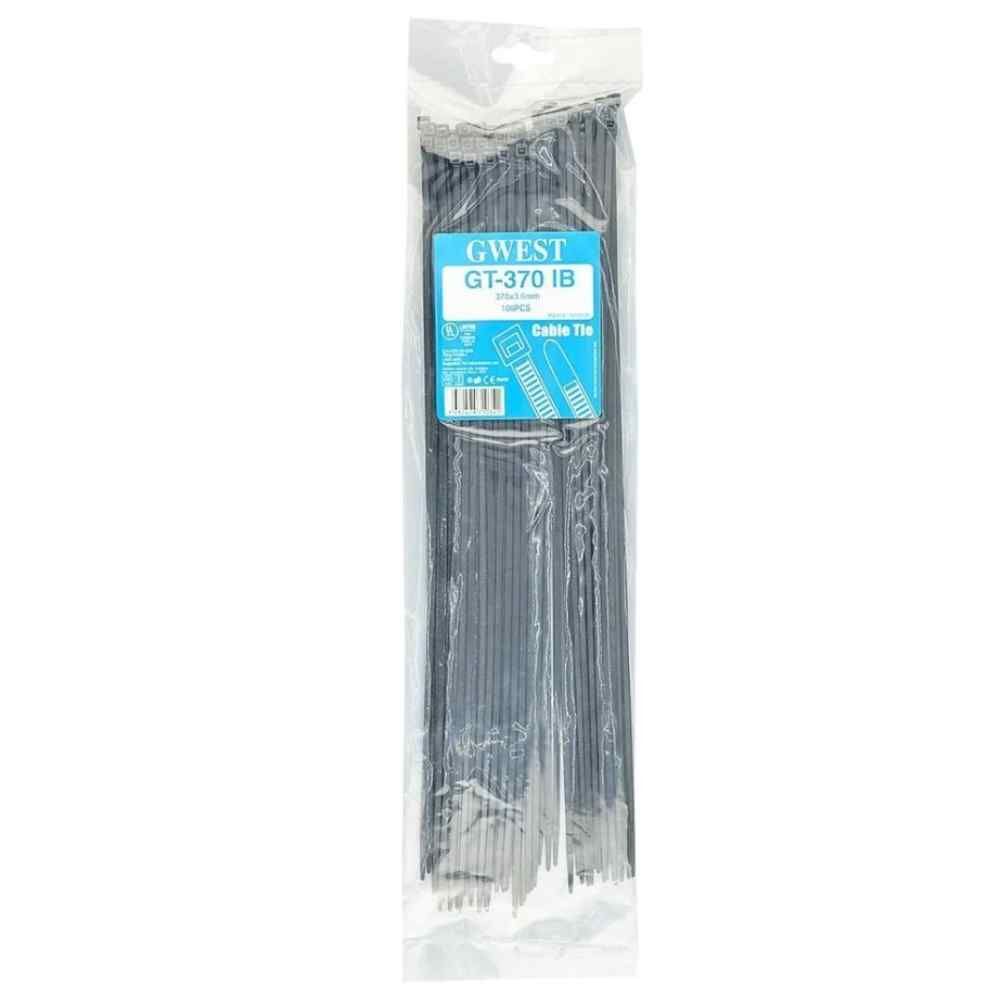 GWEST GT 370 IB (100 ADET) 370X3.6MM SİYAH KABLO BAĞI