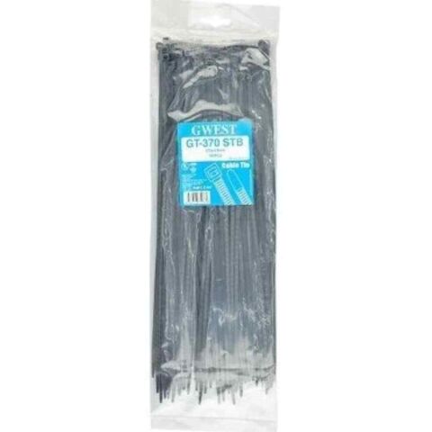 GWEST GT 370 STB (100 ADET) 370X4.8MM SİYAH KABLO BAĞI