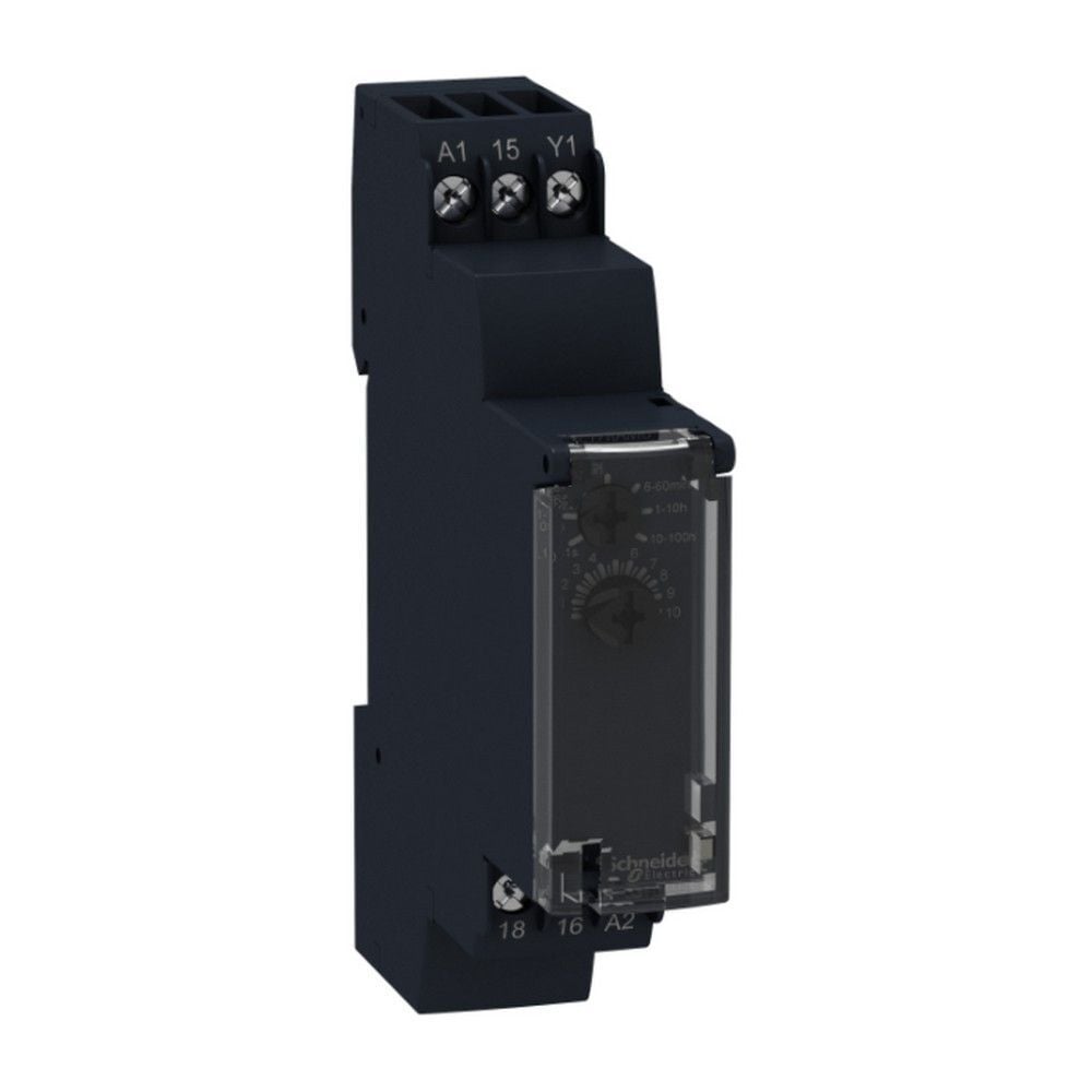 SCHNEIDER ÇEKMEDE GECİKME ZAMAN RÖLESİ 24VDC & 24-240 VAC  0,1 SN  100SAAT  8 A  RE17RAMU