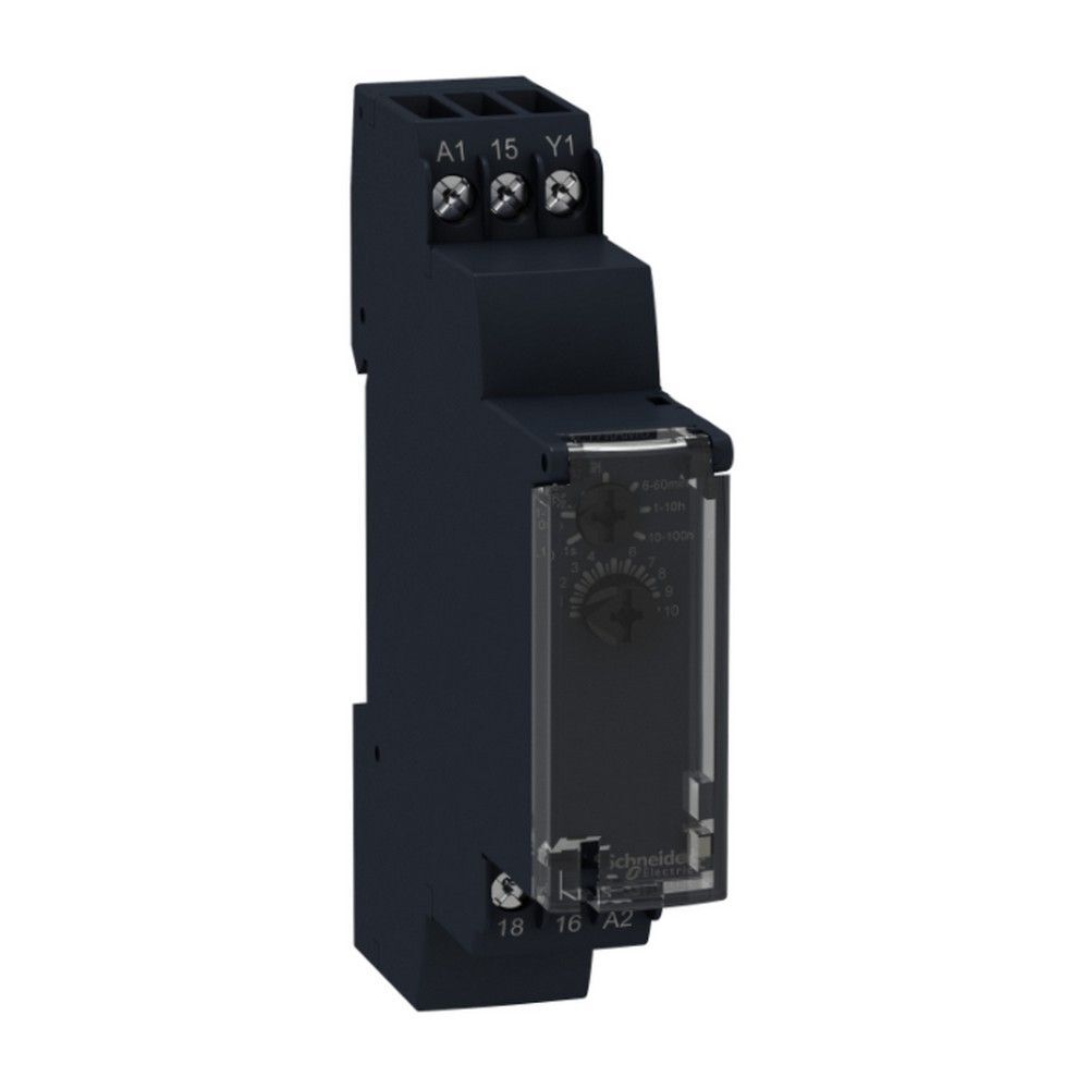 SCHNEIDER ÇEKMEDE GECİKME ZAMAN RÖLESİ 24VDC & 24-240 VAC  0,1 SN  100SAAT  8 A  RE17RAMU