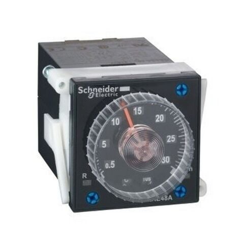 SCHNEIDER RE48AML12MW 240V AC/DC 5A 2 KONTAKLI ÇOK FONKSİYONLU ZAMAN RÖLESİ